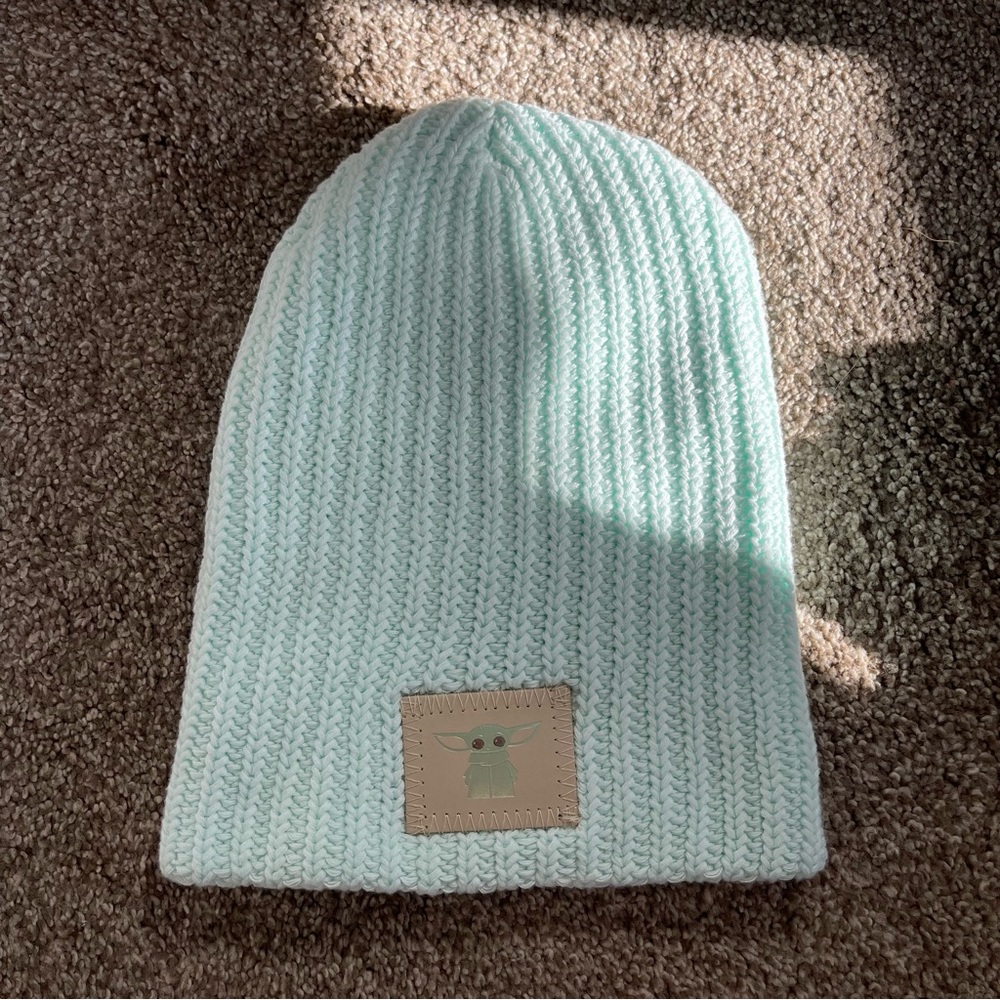 New STAR WARS x Love Your Melon grogu baby yoda knit beanie